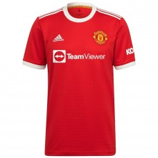 21-22 Manchester United Mens Home Soccer Jersey 