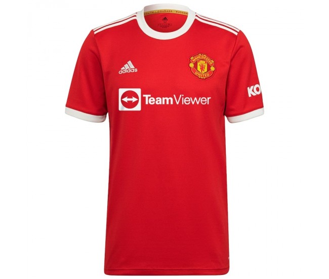 21-22 Manchester United Mens Home Soccer Jersey 