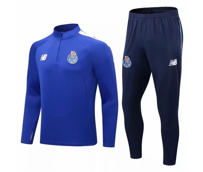 2022-23 FC Porto Blue Training Technical Soccer Tracksuit