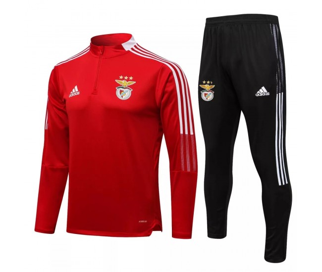 2021-22 Benfica Red Training Technical Football Tracksuit