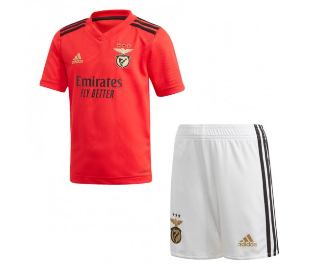 SL Benfica Home Kids Football Kit 2020 2021