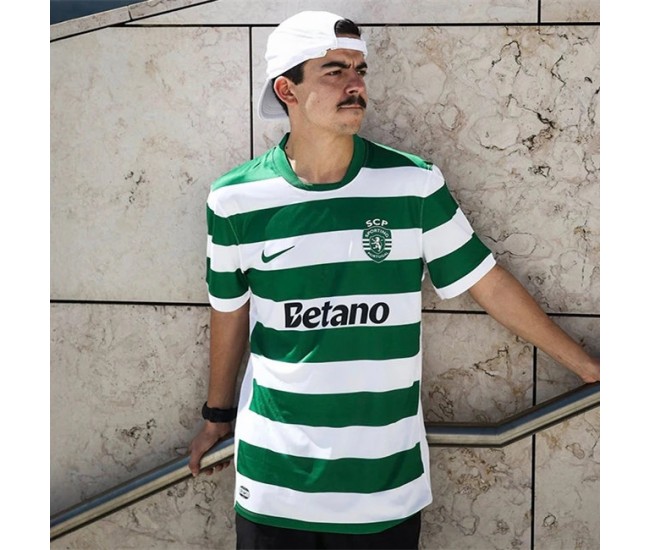 25-26 Sporting CP Mens Home Authentic Soccer Jersey