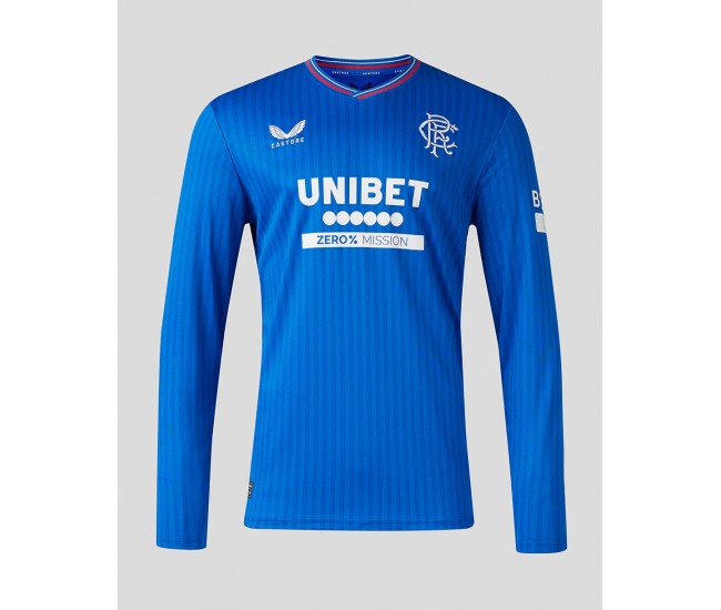 23-24 Rangers Men's Long Sleeve Home Jersey