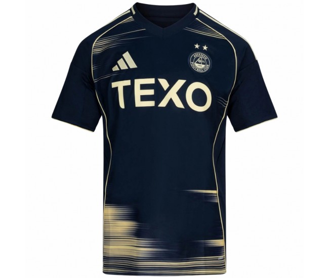 25-26 Aberdeen FC Men's Away Soccer Jersey 