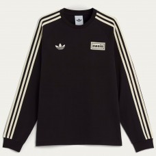 2025 Adidas Originals x Oasis Adult Tour 3-Stripes Long Sleeve Jersey 2025 Adidas Originals x Oasis Adult Tour 3-Stripes Long Sleeve Jersey