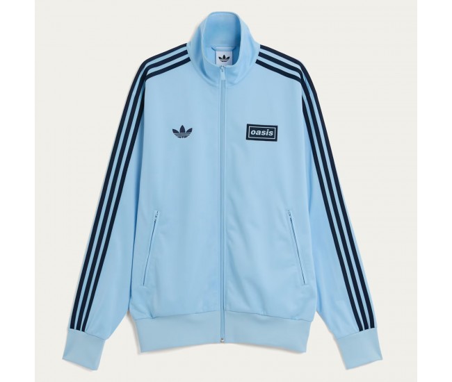 2025 Adidas Originals x Oasis Adult Tour Firebird Track Top Clear Sky