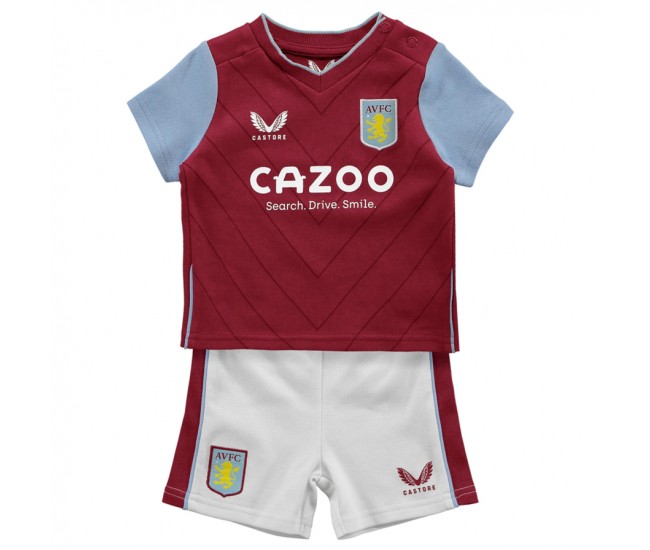 2022-23 Aston Villa Home Kids Kit