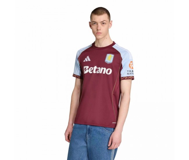25-26 Aston Villa Mens Home Authentic Jersey