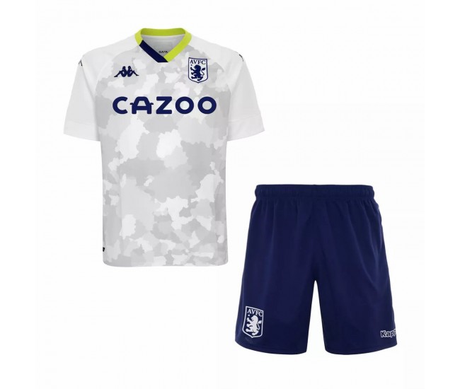 Aston Villa Third Football Kit Kids 2021