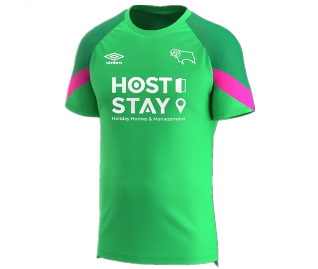 23-24 Derby County Green Goalkeeper Jersey