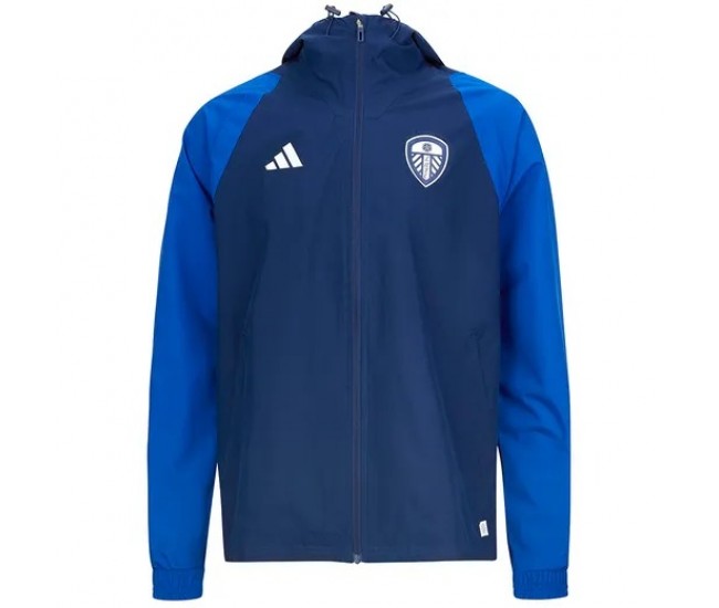 23-24 Leeds United Player Pre Match Training Jacket