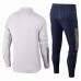 Leeds United Technical Training Football Tracksuit Grey 2021