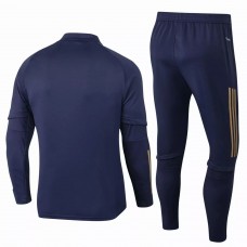 Leeds United Technical Training Football Tracksuit Navy 2021