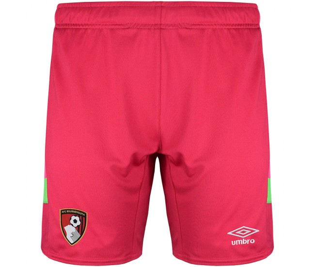 23-24 AFC Bournemouth Pink Goalkeeper Shorts