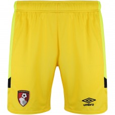 23-24 AFC Bournemouth Yellow Goalkeeper Shorts