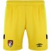 23-24 AFC Bournemouth Yellow Goalkeeper Shorts