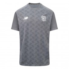 23-24 Cardiff City Men's Gray Pre Match Jersey