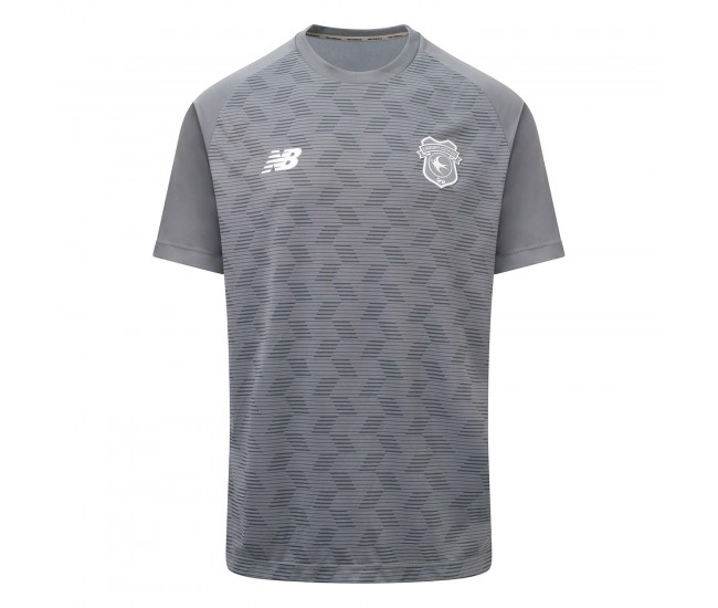 23-24 Cardiff City Men's Gray Pre Match Jersey