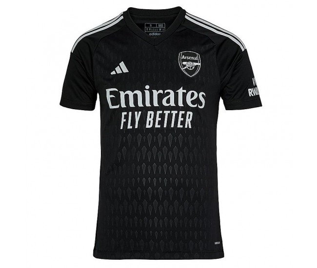 23-24 Arsenal Black Goalkeeper Jersey