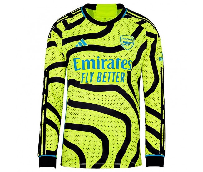 23-24 Arsenal Men's Long Sleeve Away Jersey