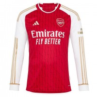 23-24 Arsenal Men's Long Sleeve Home Jersey