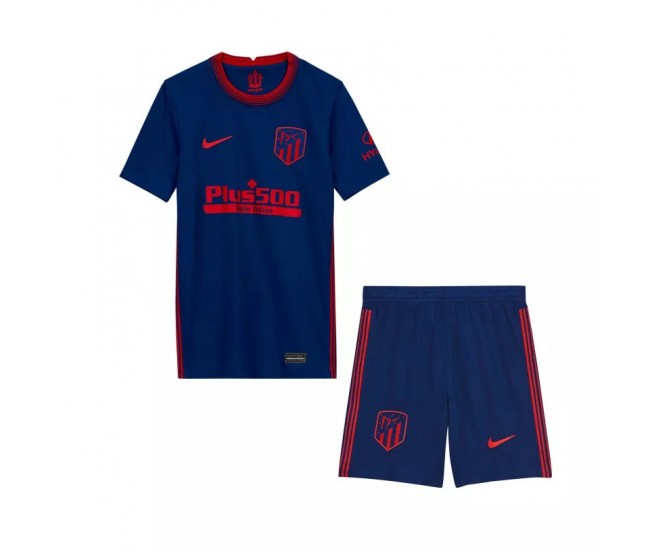 Atletico Madrid Away Football Kids Kit 2020 2021