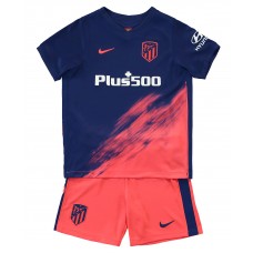 2021-22 Atletico Madrid Away Kids Kit