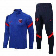 2021-22 Atlético De Madrid Blue Training Presentation Soccer Tracksuit