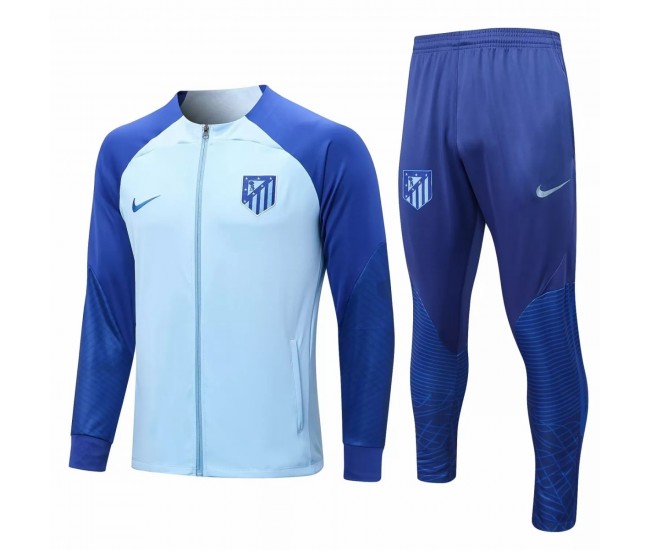 2022-23 Atlético De Madrid Blue Training Presentation Soccer Tracksuit