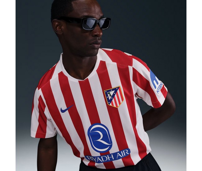25-26 Atlético de Madrid Mens Home Authentic Soccer Jersey