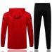 2021-22 Atlético De Madrid Red Hooded Presentation Soccer Tracksuit