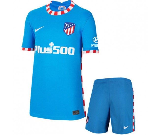 2021-22 Atletico Madrid Third Kids Kit