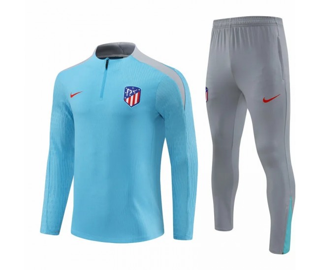 24-25 Atlético de Madrid Blue Mens Training Technical Tracksuit