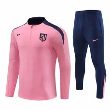 24-25 Atlético de Madrid Mens Pink Training Technical Tracksuit