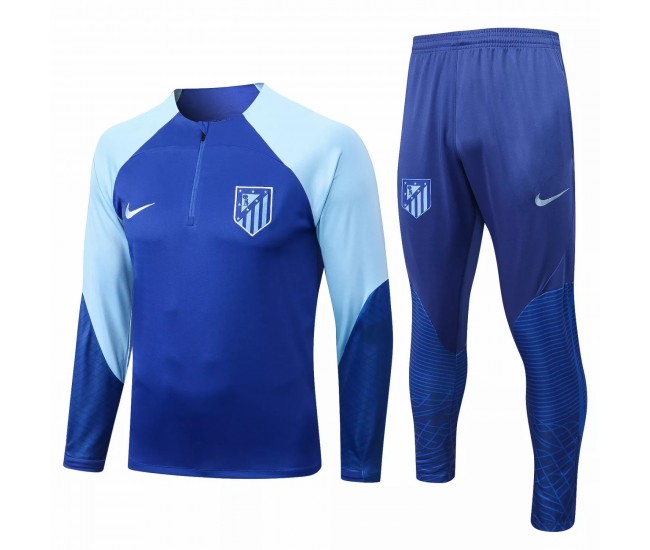 2022-23 Atlético de Madrid Navy Training Technical Soccer Tracksuit