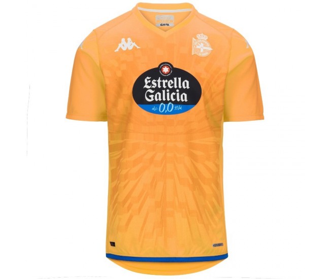 23-24 Deportivo La Coruña Mens Orange Goalkeeper Jersey