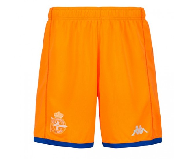 23-24 Deportivo La Coruña Mens Orange Goalkeeper Shorts