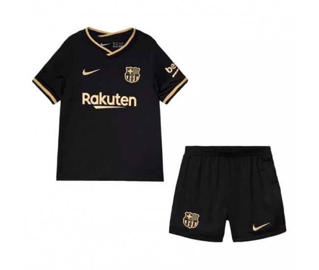 Barcelona Away Kids Football Kit 2020 2021