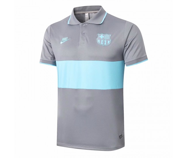 FC Barcelona Grey Polo Shirt 2020