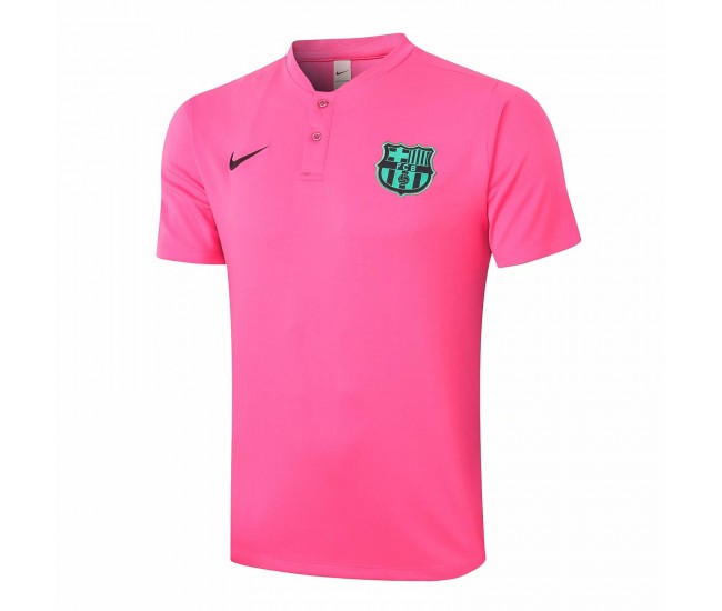 Barcelona Polo Shirt Pink 2020