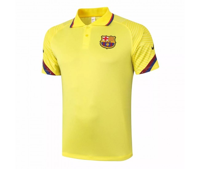 FC Barcelona Yellow Polo Shirt 2020