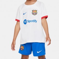 23-24 FC Barcelona Kids Away Kit