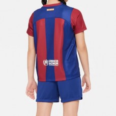 23-24 FC Barcelona Kids Home Kit