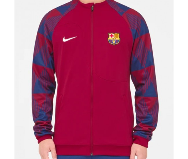 23-24 FC Barcelona Red Pre Match Jacket