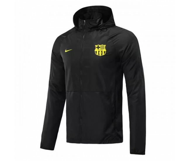 FC Barcelona All Weather Windrunner Football Jacket Black 2021