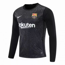 Barcelona Goalkeeper Long Sleeve Shirt Black 2021