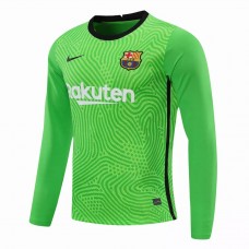 Barcelona Goalkeeper Long Sleeve Shirt Green 2021