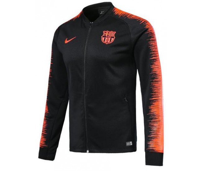 FC Barcelona 2018/19 Anthem Full-Zip Jacket – Black