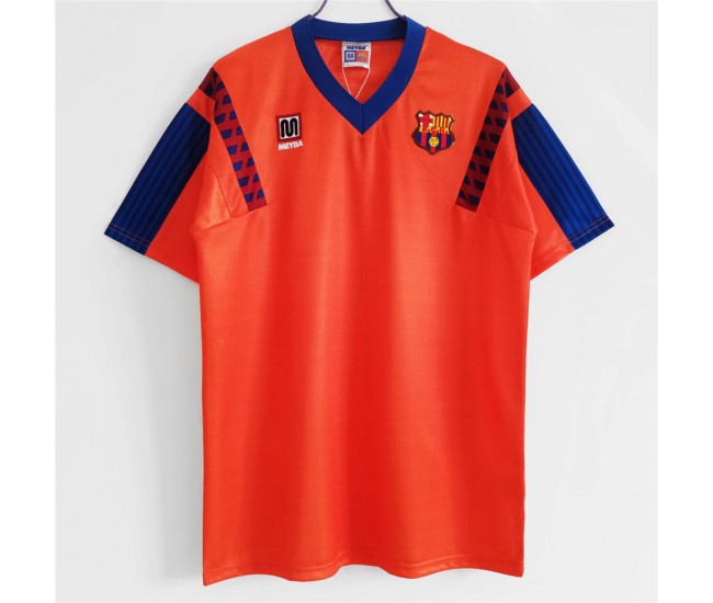 1991-1992 FC Barcelona Away Retro Jersey