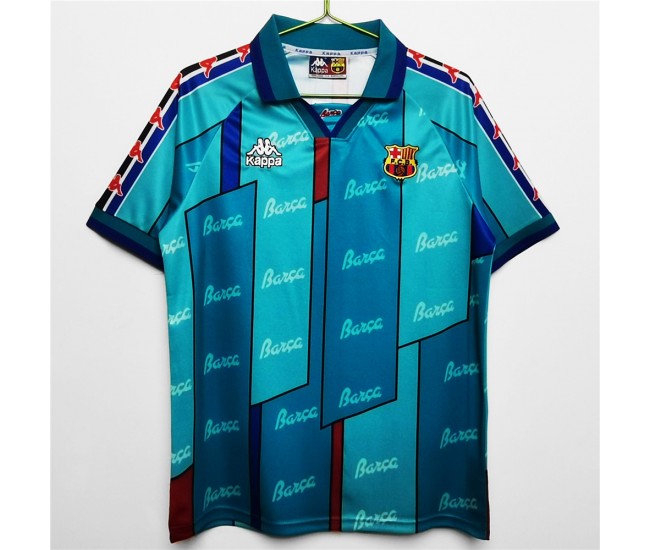 1995-1997 FC Barcelona Away Retro Jersey 
